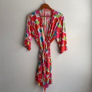 Colorful Floral Robe